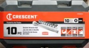 Crescent 10 pc Metric Socket Wrench Set #CSWS38MM10
